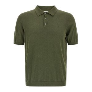 Roberto Collina Men Spongy Effect Polo Shirt